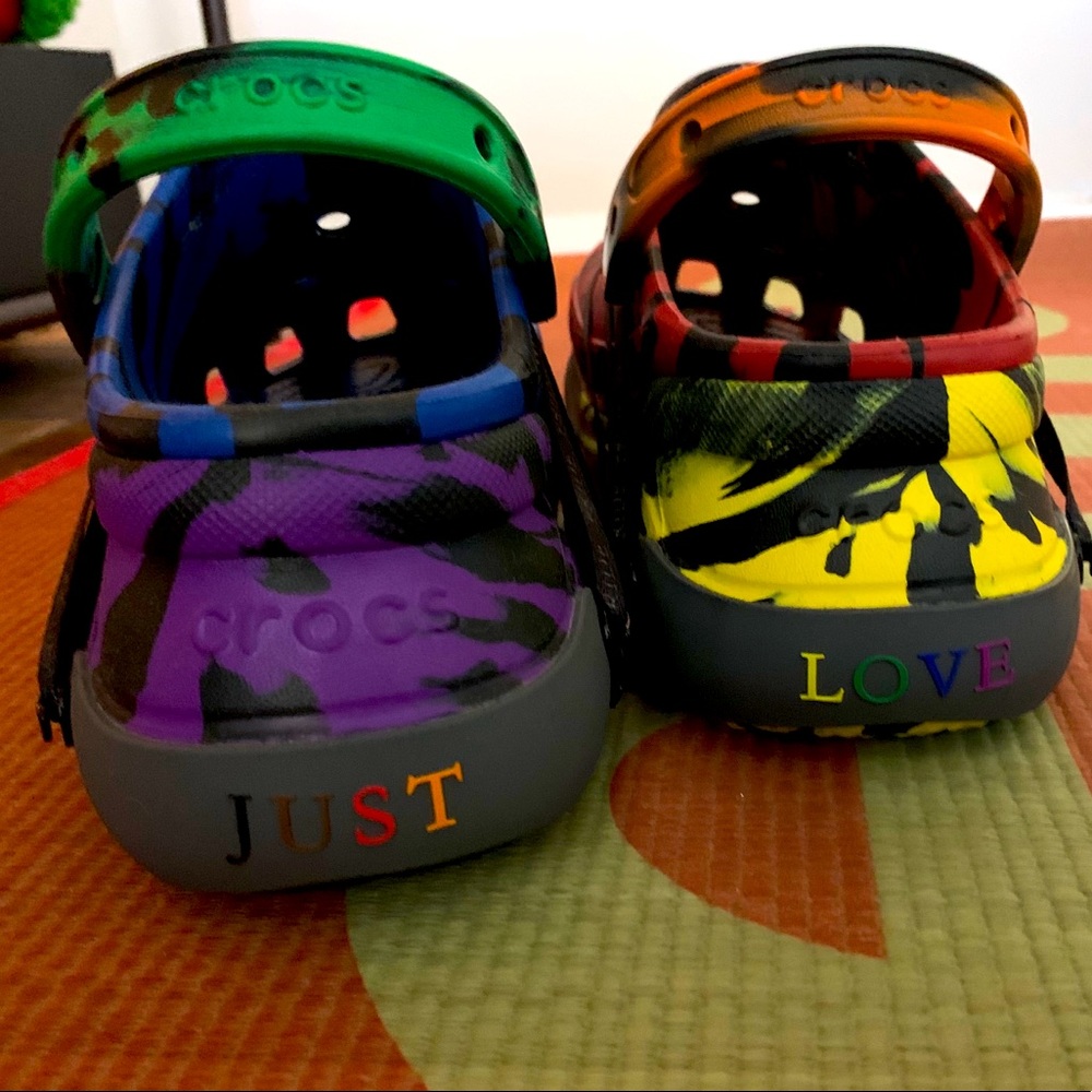 Ruby Rose Pride Rainbow Crocs Limited Edition 2020